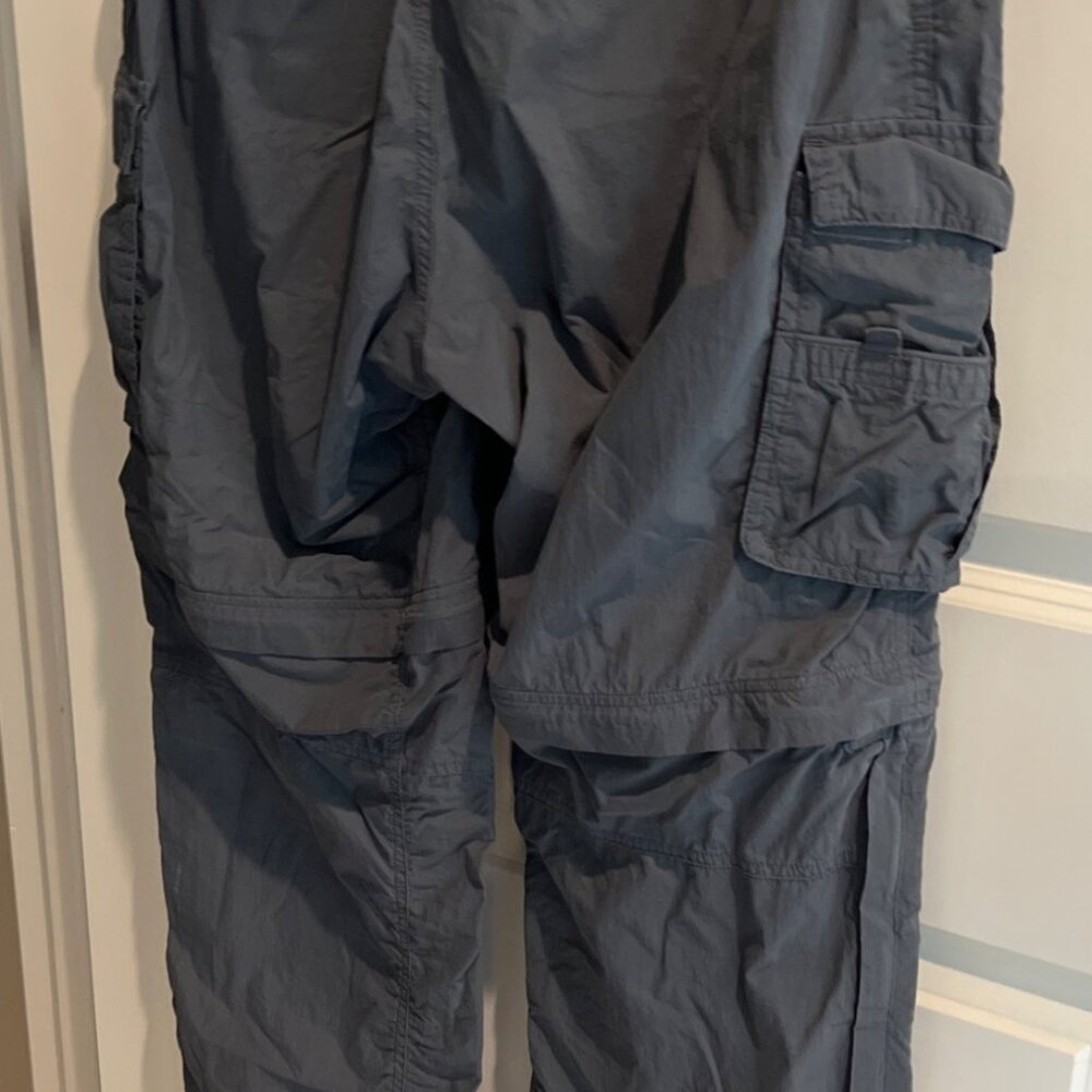REI nylon convertible shorts pants MEN 34L GRAY - Picture 3 of 6